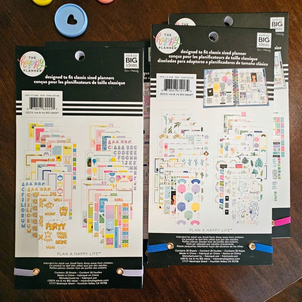 BUNDLE OF 4 Sticker Books by The Happy Planner NEW - Picture 4 of 7